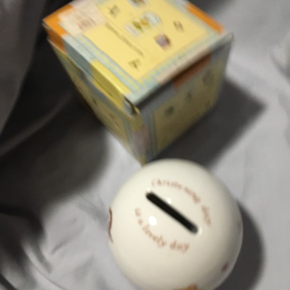 Royal Doulton Winnie the Pooh Christening Bank - IOB - Picture 3 of 11